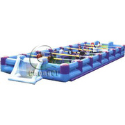 inflatable football throwing games